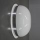 Big Bauhaus Chrome Flushmount or Wall Light, 1940s