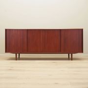 Enfilade en teck, design danois, années 1960, designer : E.W. Bach