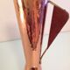 Diabolo vase in hammered red copper 60/70