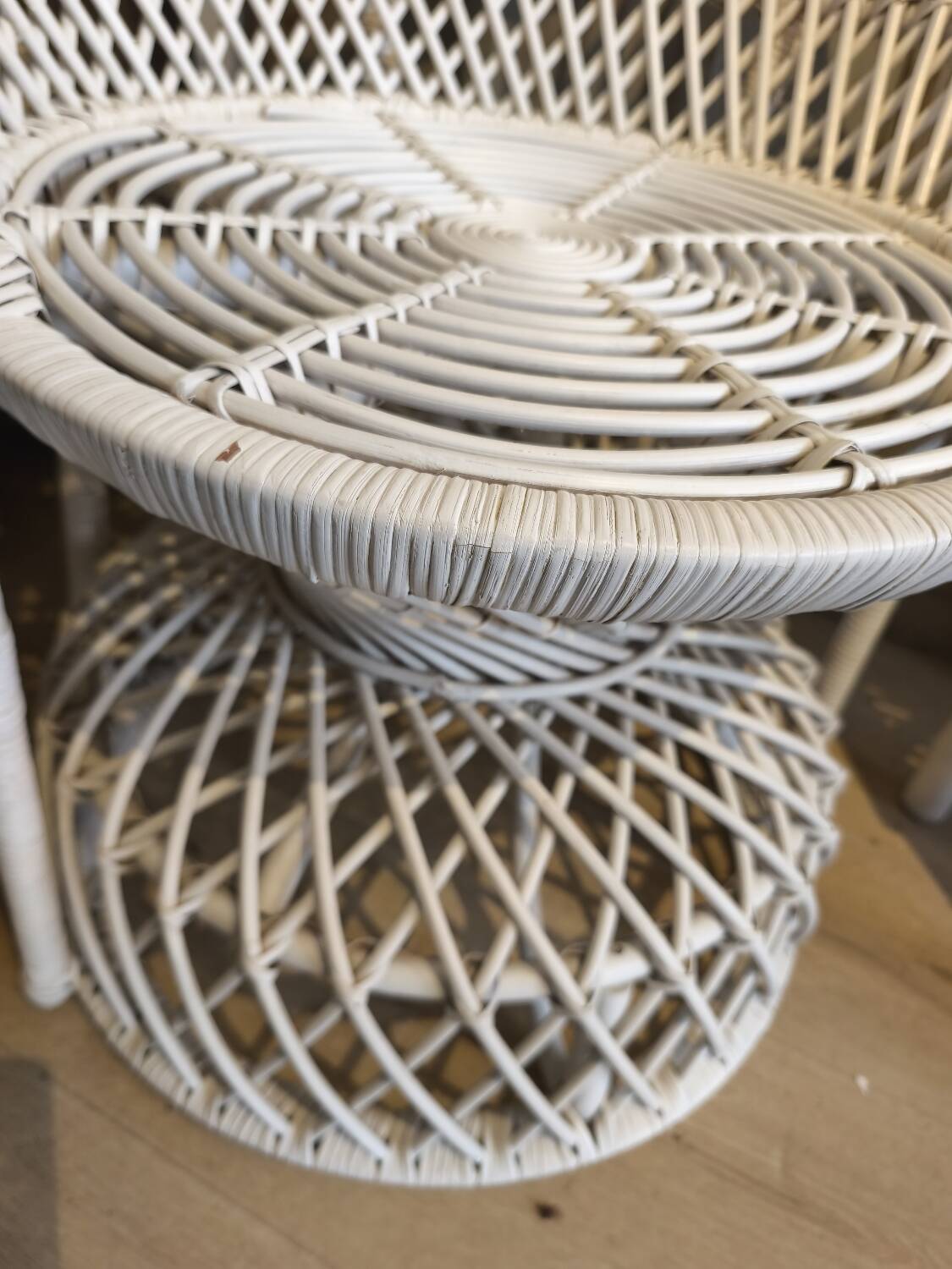 Emmanuelle armchair in rattan