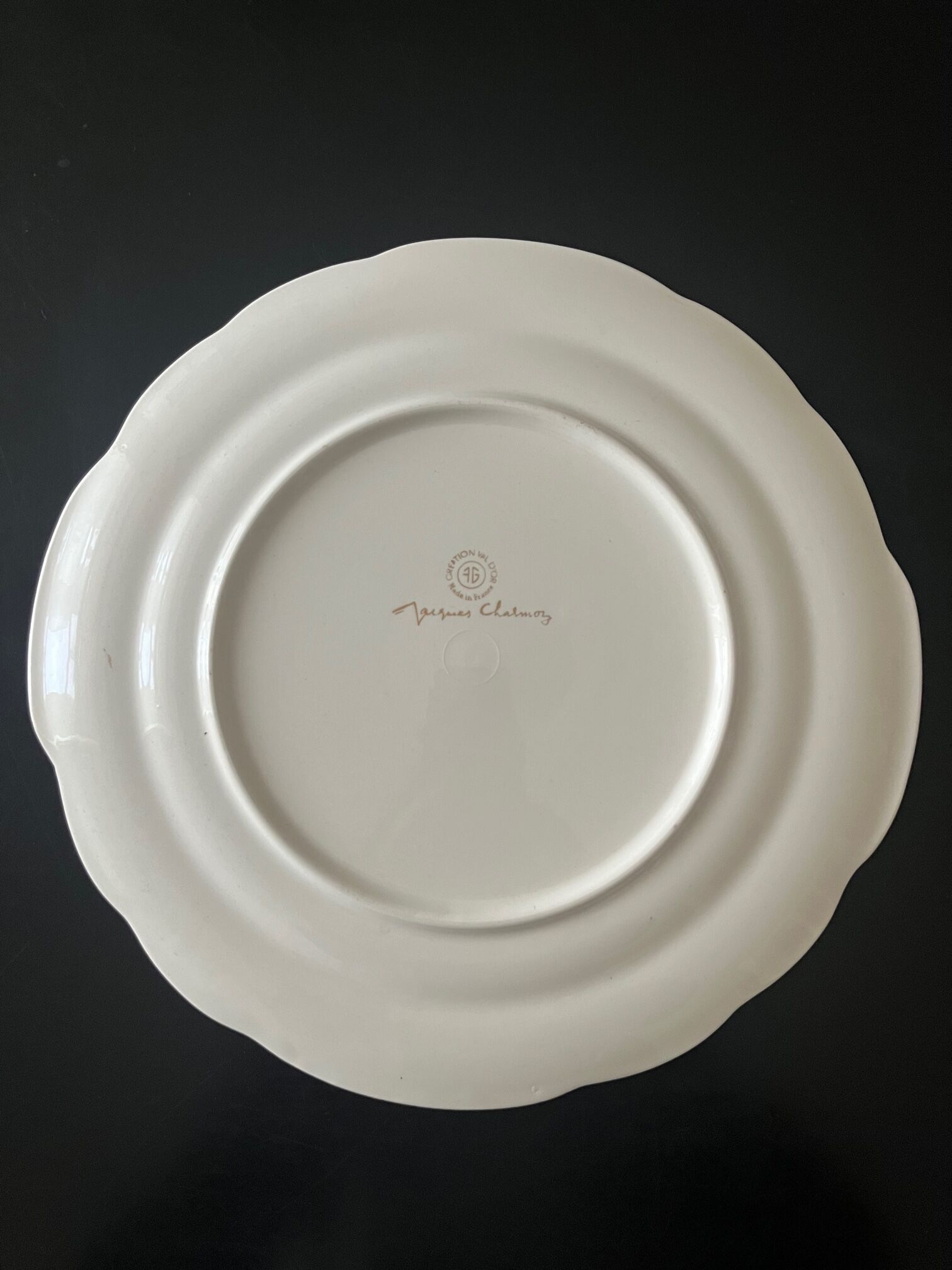 Wedding plate Jacques Charmoz