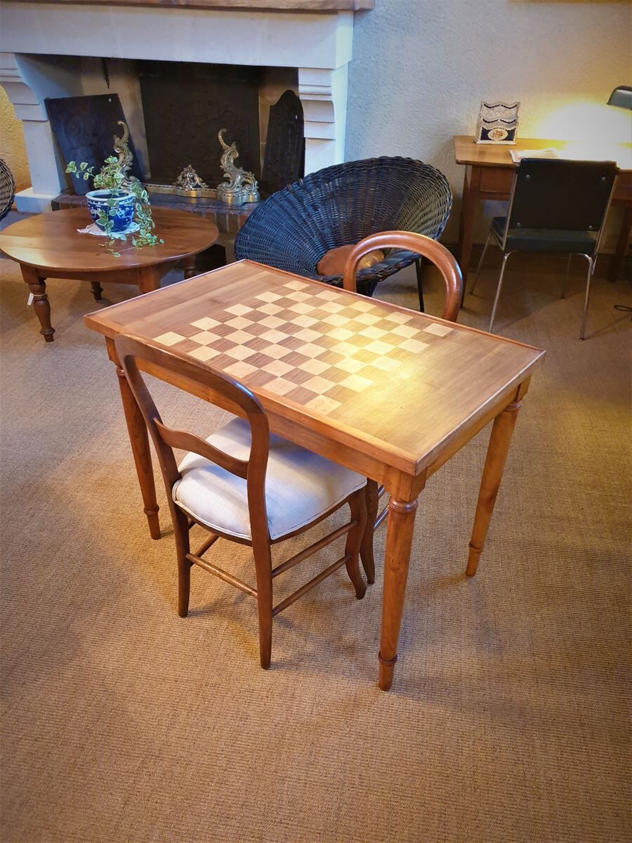 Table à jeux ancienne