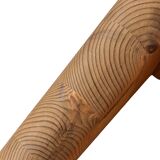 Vintage set of two pine wood bedside tables