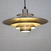 Silver Danish Jeka Metaltryk pendant Lamp - Model Dania 3020