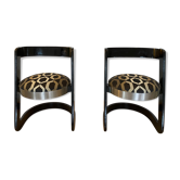 Pair of chairs by Willy Rizzo for Mario Sabot. Italy 1960