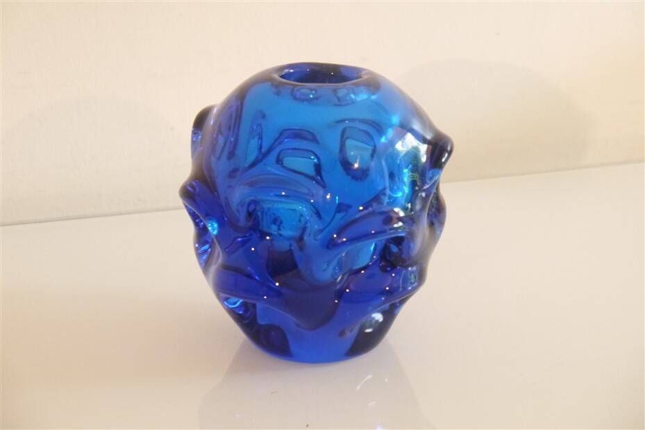 Scandinavian glass vase by Borne Augustsson 1950