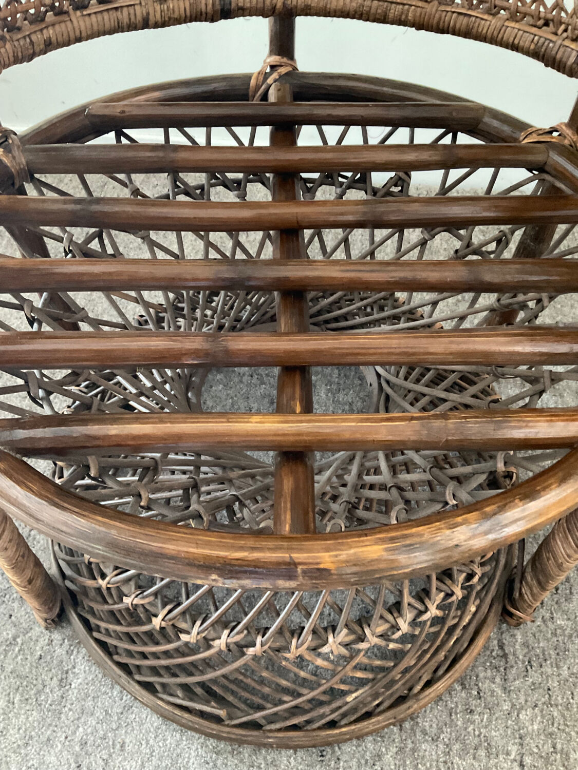 Fauteuil Paon Emmanuelle des années 60