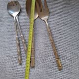 Couvert en laiton doré bambou vintage