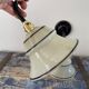 Set of two new electrified Art Deco wall lamps