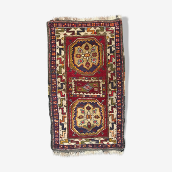 Very nice little carpet yastik anatolia handmade