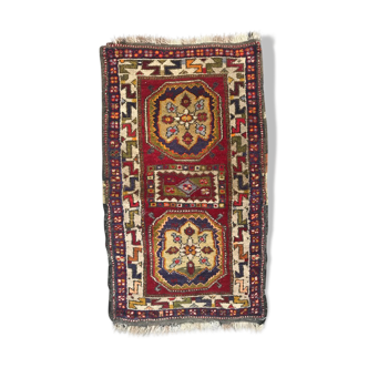 Very nice little carpet yastik anatolia handmade