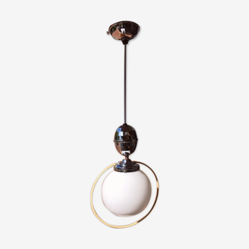 Globe hanging rises and drops chrome copper 50's