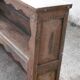 Top of solid wood rustic hutch