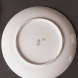 12 Space Age dinner plates from the 70s in porcelain from the Manufacture Royale De
