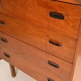 Scandinavian teak chest of drawer 60s