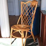 Louis Sognot rattan chair