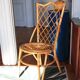 Chaise en rotin Louis Sognot