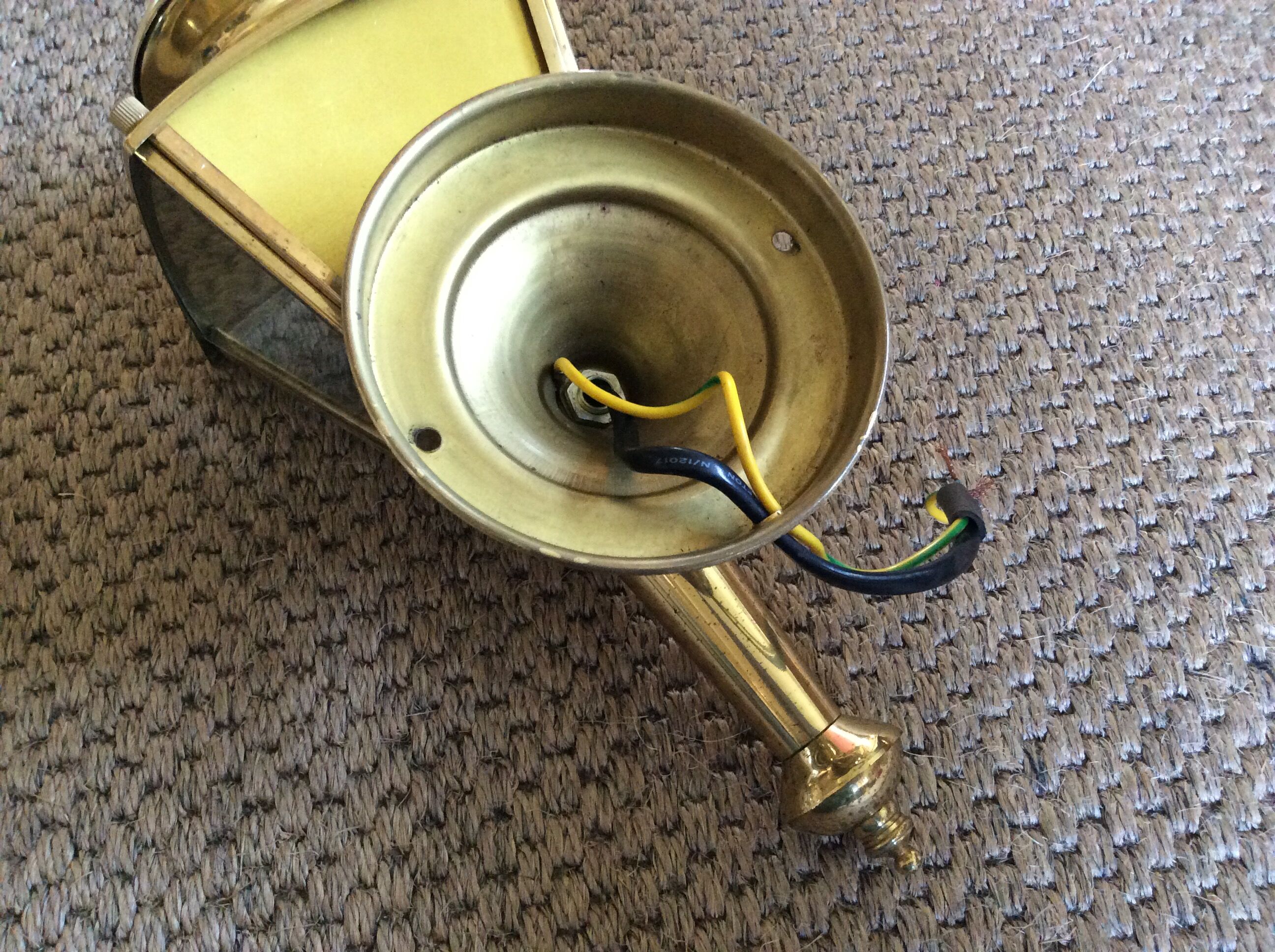 Pair of lantern sconces