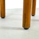 Beech coffee table with a blue formica top, France – 1960s