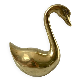 brass animal swan 1950s