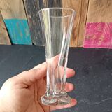Pair of old pastis glasses with art deco dosage mark