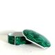 Malachite style porcelain box
