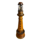 Vintage wooden marine lighthouse lamp
