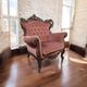 Vintage baroque armchair / single seater armchair / retro chair