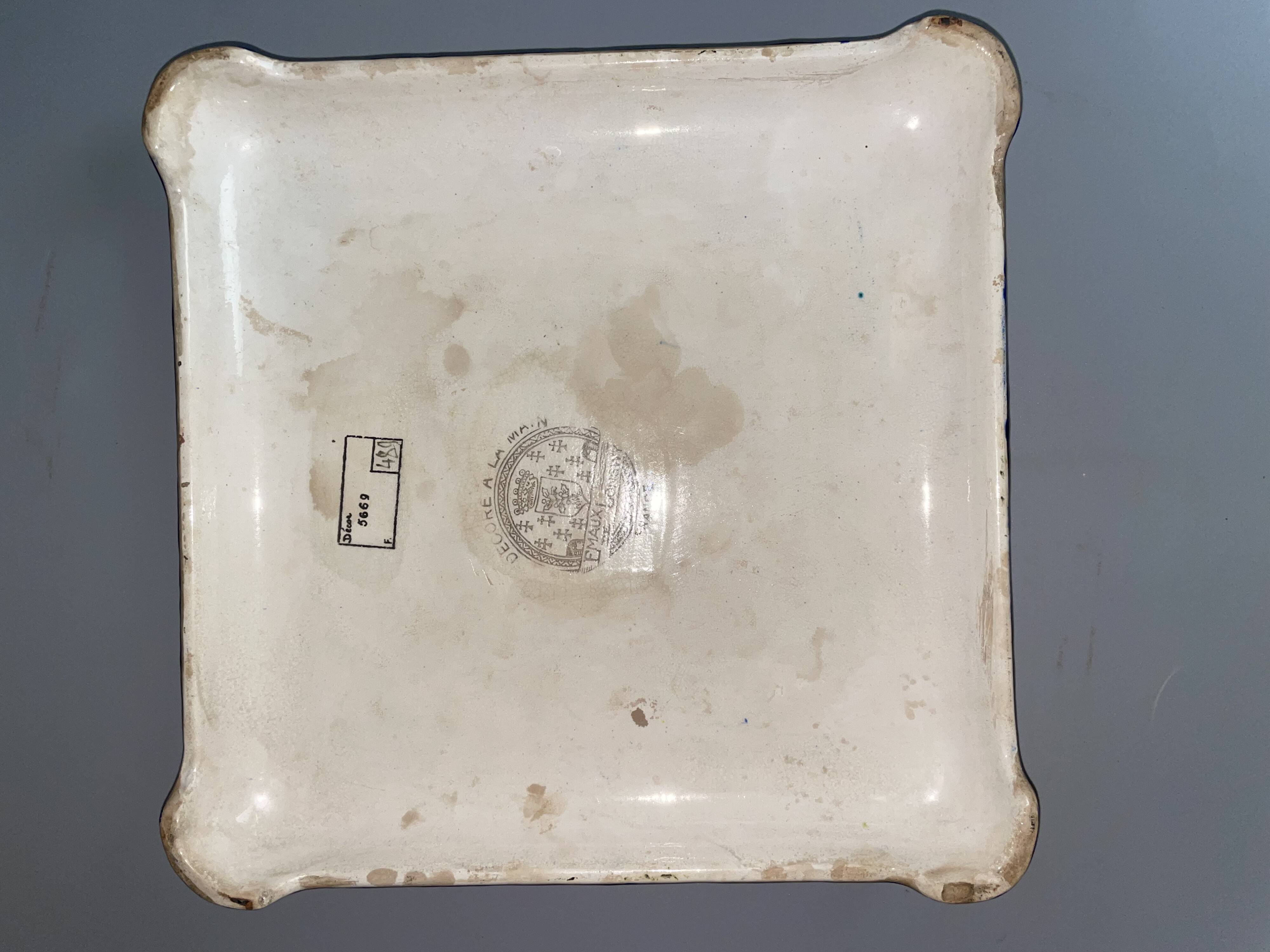 Trivet in Longwy enamel