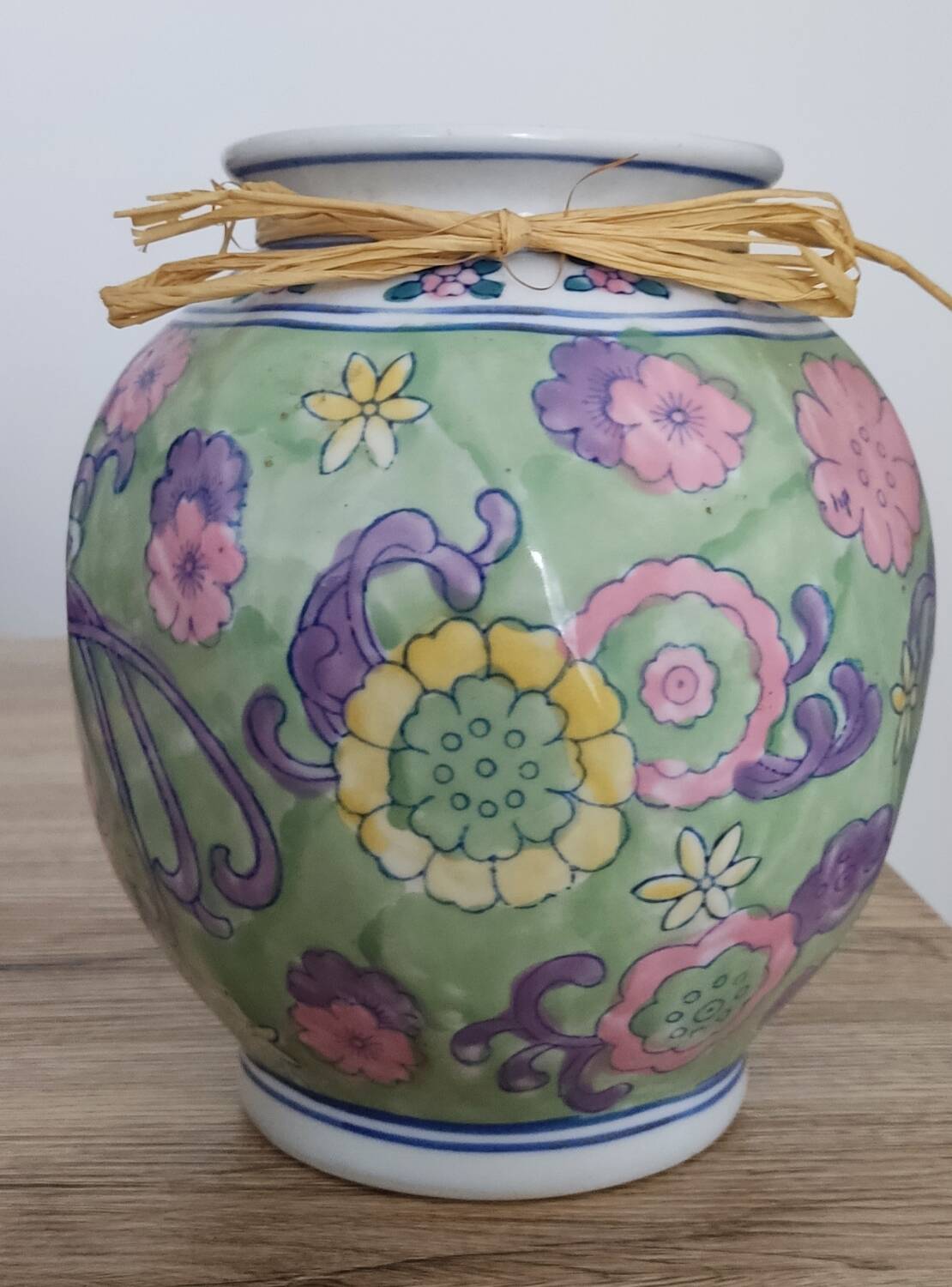 Floral ball vase