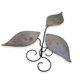 Brushed Metal Garden Table Leaf Patterns