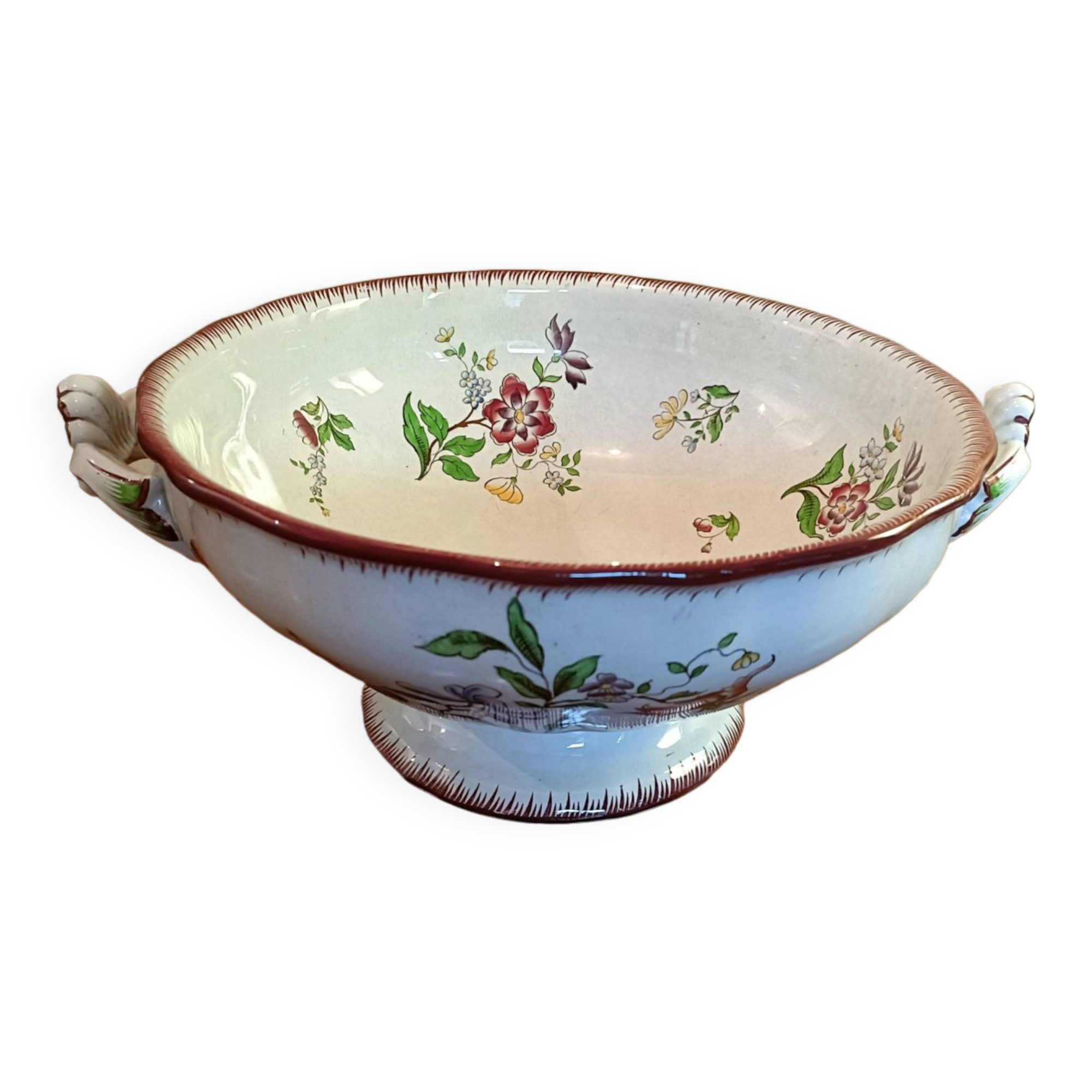 Large old Strasbourg salad bowl