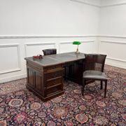 Ensemble de bureau anglais classique avec chaises de bureau