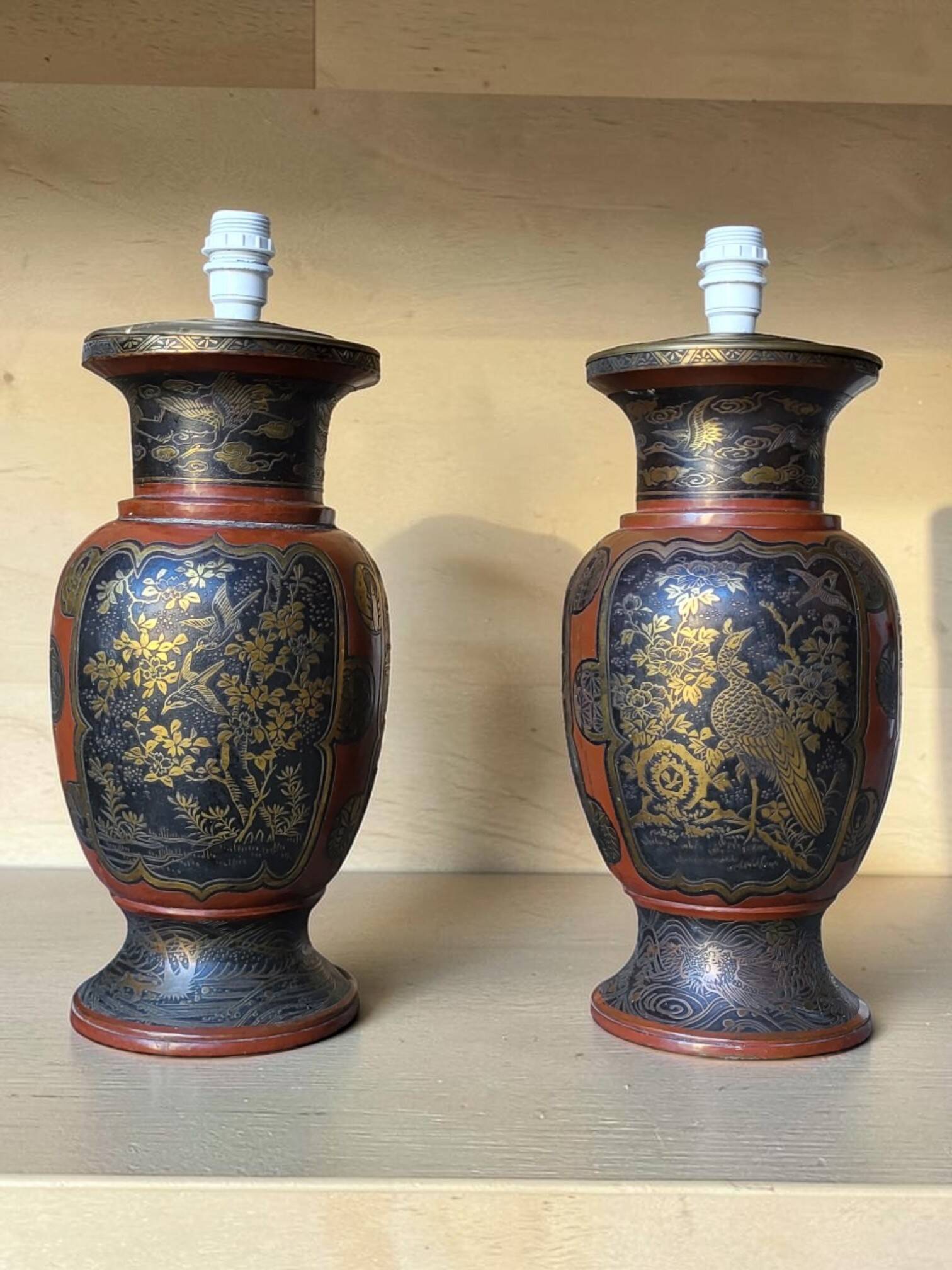Japanese Meiji lamps 19th century
