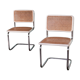 Pair of s32 tubular chairs by Marcel Breuer, 1960