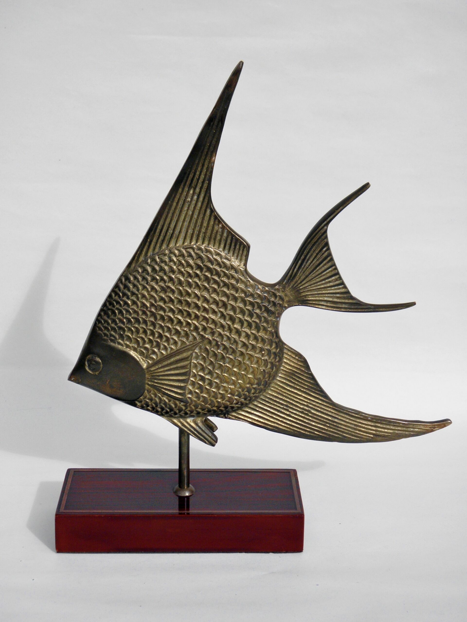 Brass fish on base 1970
