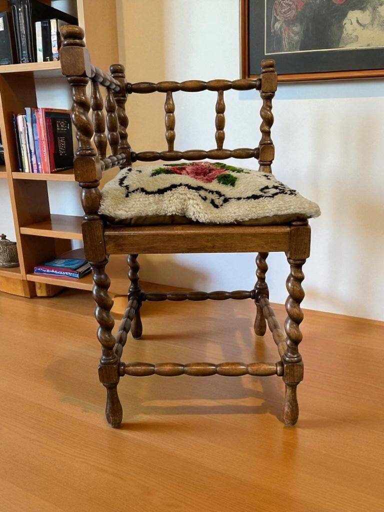 Chaise d'angle vintage / chaise d'angle / chaise d'appoint