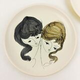 Plates Vallauris Le Brescon 1950