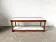 Italian modernist shelf in teak and Carrara marble, 1950s