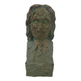 Plaster bust of a musician