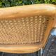 Wooden chair with caning in the style of Marcel Breuer.