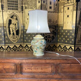 Charolles earthenware lamp