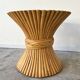 Mc Guire bamboo side table