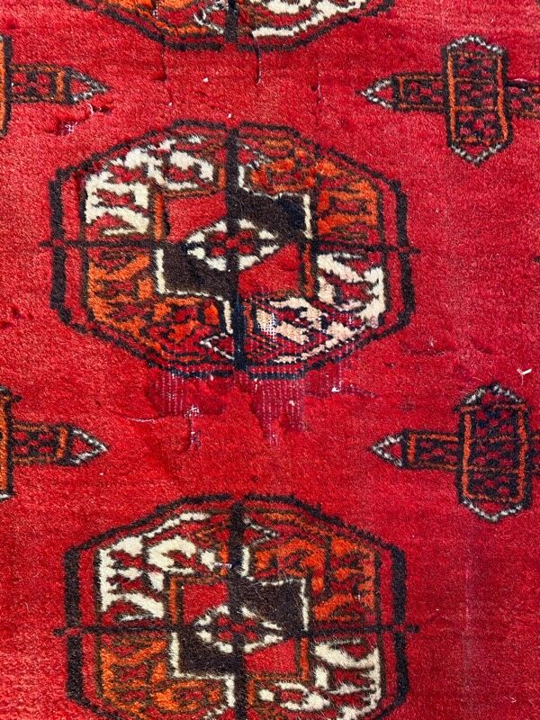 Vintage carpet afghan boukhara 114x170 cm