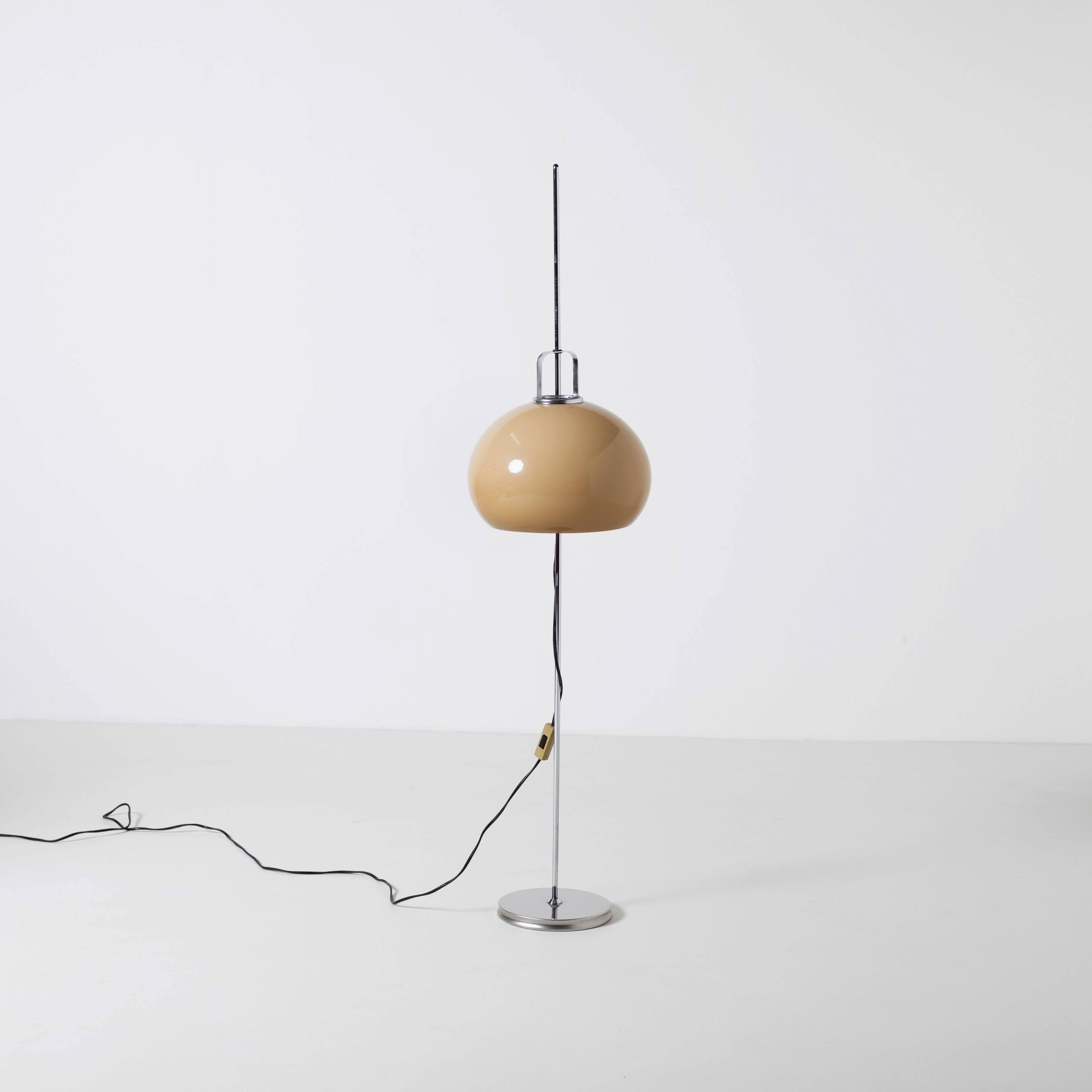 Space Age floor lamp by Luigi Massoni for Meblo, Yugoslavia, 1970s