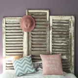 Pair of wooden shutters