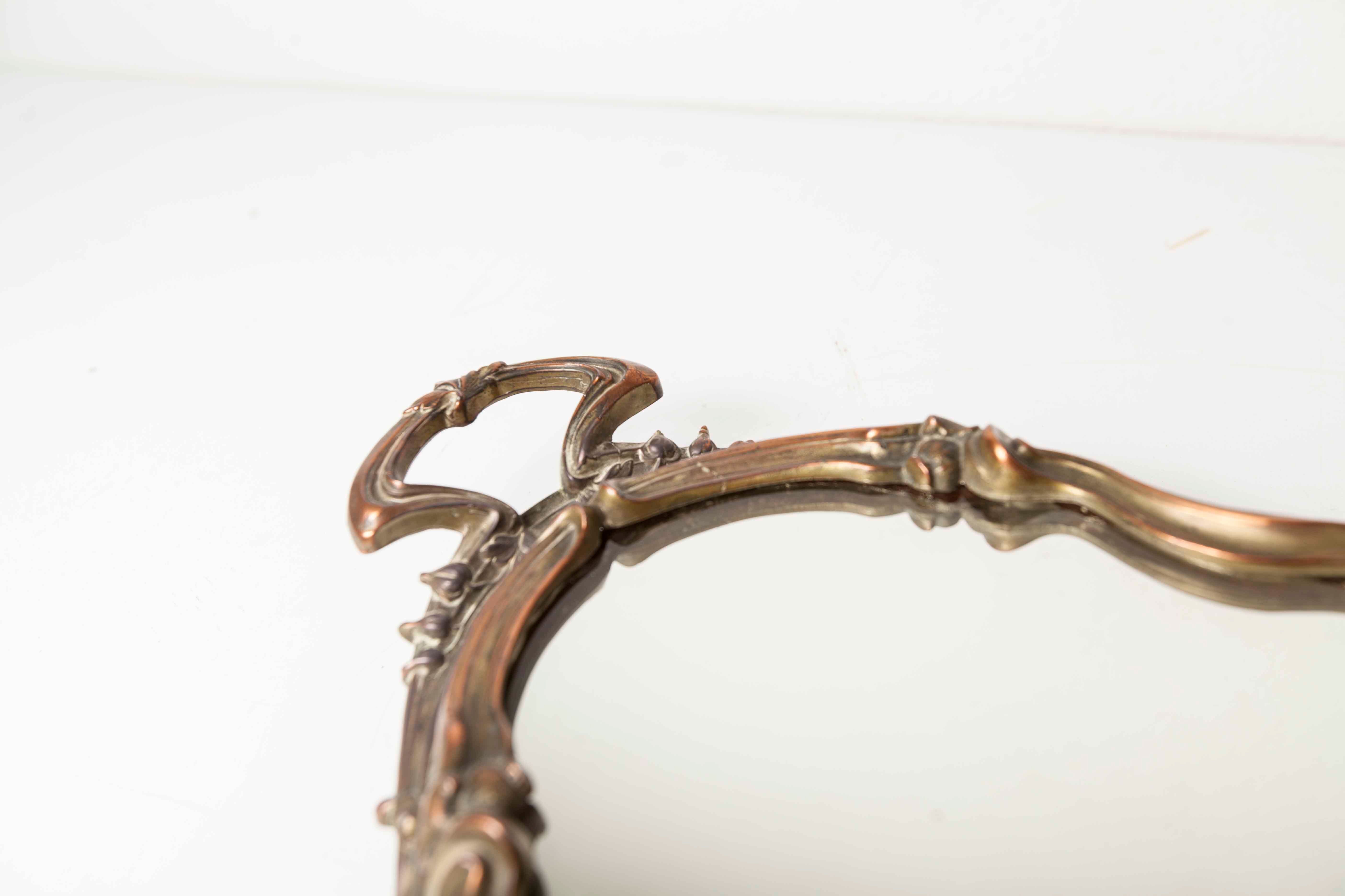 Plateau miroir bronze 1930