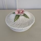 Braided porcelain candy box