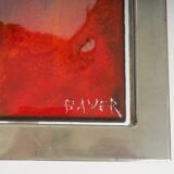 Mid-century modern tiled coffee table by Bayer