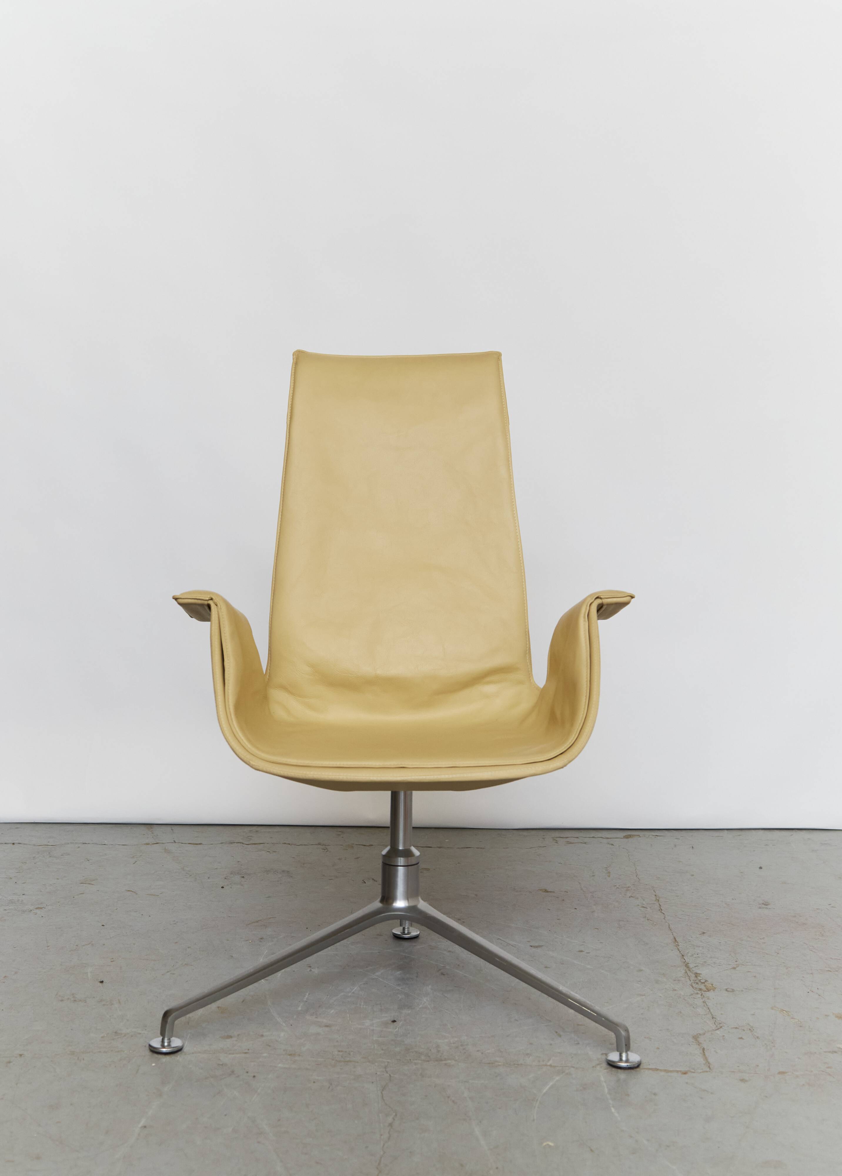 Chaise Tulipe Pivotante Modèle 6725 par Preben Fabricius & Jørgen Kastholm pour Walter Knoll